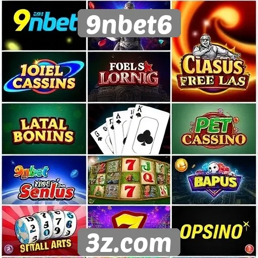 9nbet6 oferece uma ampla gama de jogos de cassino